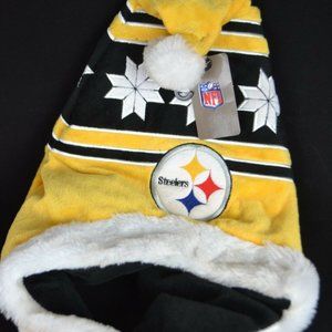 Pittsburgh Steelers Knit Ski Cap with Pom-Poms Black and Gold - NFL Licensed